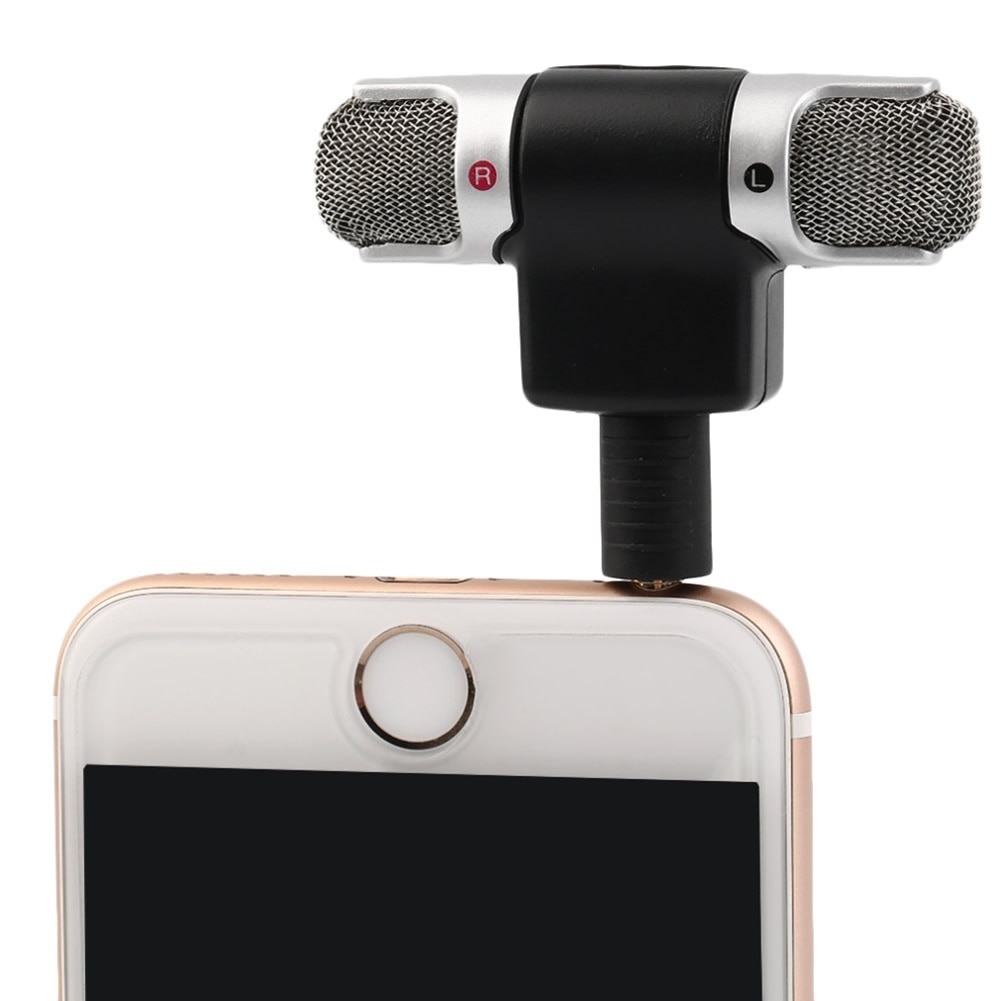 Mini 3.5mm Jack Microphone Stereo Mic For Recording Mobile Phone Studio Interview Microphone 4 Pin For Smartphone
