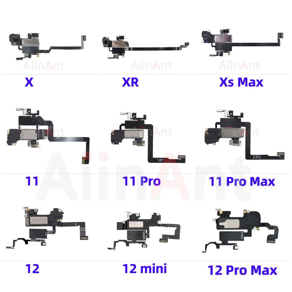 AiinAnt Telefon oben Nähe Sensor Klang Ohr Hörer Lautsprecher biegen Kabel Für iPhone 11 12 Profi X Xr Xs max 5s 7 8 Plus Sapre Teil
