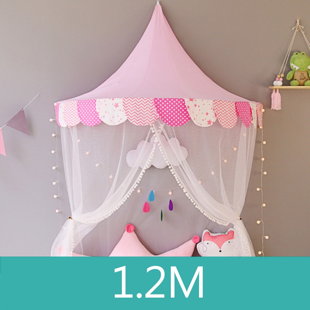Children Tent Cotton Play Tent For Kids Child Teepee Canopy Bed Curtains Baby Cottages Room Decoration Tipi Photography Props: WJ3454B