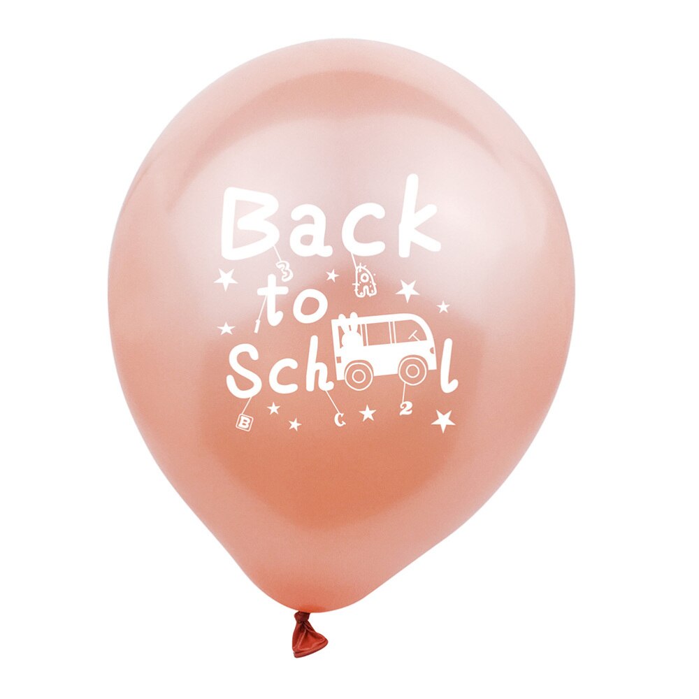 66 stücke 12 zoll Zurück zu Schule Latex Ballons einstellen Bedruckte Ballons Bausatz Wohnkultur für Party Aktivitäzehn