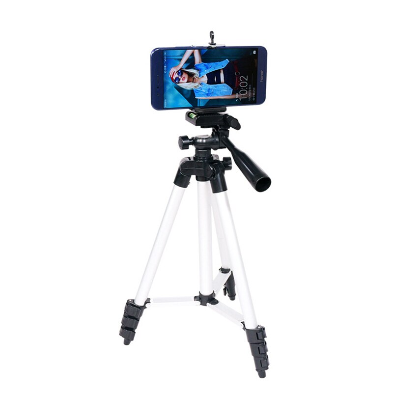 Kamera stativ professionel aluminium mini stativer kamera stativ stativ med telefonholder til dslr digitalkamera telefon smartphone: 110cm
