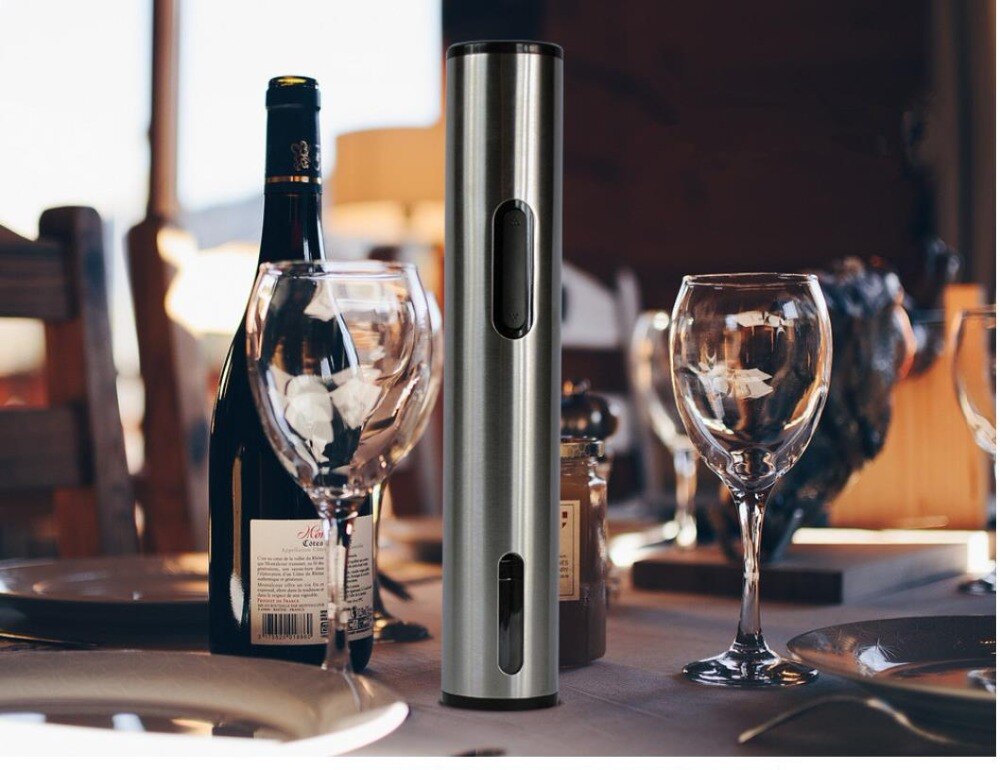 Luxe Wijn Opener Originele aluminiumlegering Automatische Kit Automatische Kurkentrekker Elektrische Wijn Flesopener Draadloze