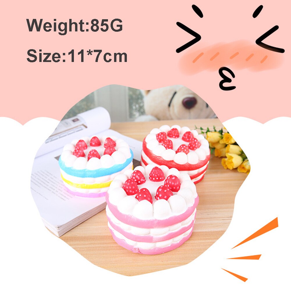 Neue Stil Squish Anti-Stress-Spielzeug Jumbo Squishy Einhorn Kuchen Panda Lebensmittel Tier Langsam Rising Squeeze Spielzeug für Kinder