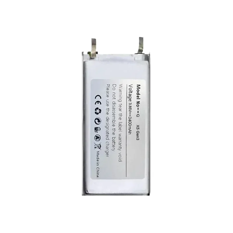 Batería de 3,7 V para reproductor Fiio X5 III Gen 3, acumulador recargable de polímero de litio, baterías de repuesto, garantía