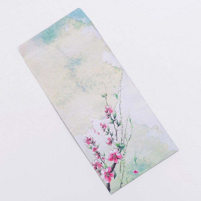 Ezone 3 pçs estilo chinês envelope para carta de escrita cartão de papel retro flor artesanato envelopes de papel material escolar: 4