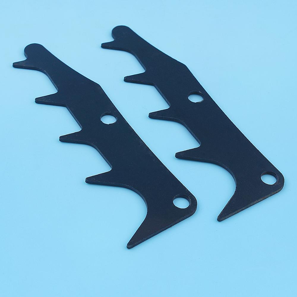 2 pz/lotto Paraurti arpione Abbattimento canna in forma per Husqvarna 340 345 346 350 351 353 445 450 Jonsered 2150 2141 2145 2159 2149 Motosega