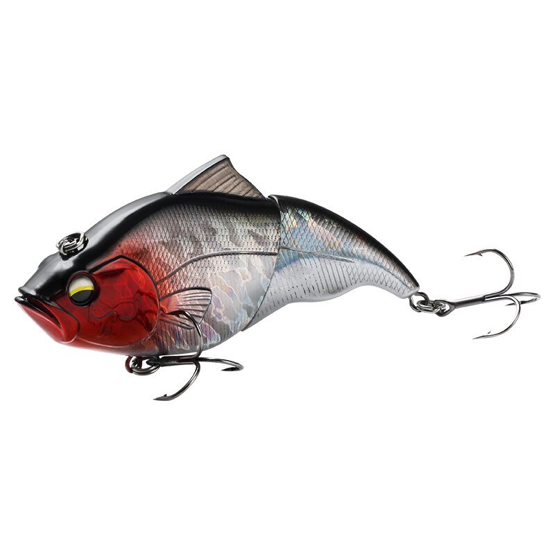 JOHNCOO 115mm Trillingen SW Drijvende Vissen Lokken Lipless Crankbaits Zinken Harde Lokken Kunstmatige VIB Aas Bass Vissen Lokt: 40mm / Light Grey
