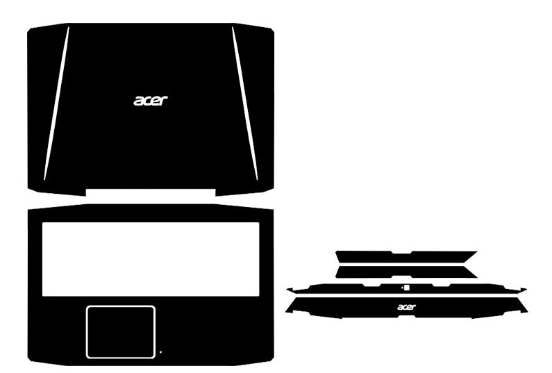 Couro especial de fibra de carbono adesivos de pele de vinil capa guarda para acer aspire vx 15 VX5-591G vx5 591 15.6-inch