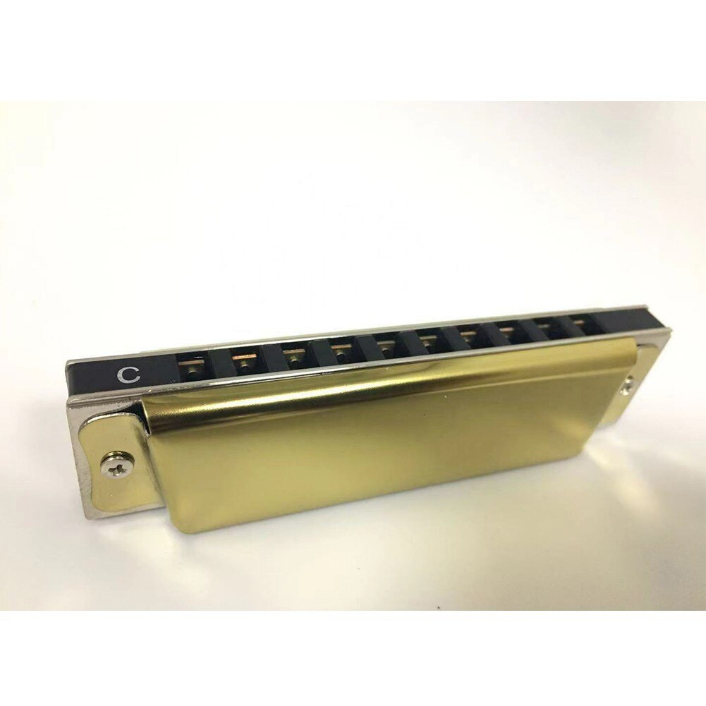 10 Hole Blues Harmonica Standard Key Of C 20 Tones Harmonica Blues Mouth Organ For Beginner Protable Musical