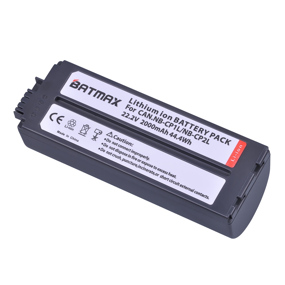 Batería NB CP2L para impresoras fotográficas, 2000mAh, NB-CP2L, para Canon NB-CP1L, CP2L, SELPHY, CP800, CP900, CP910, CP1200,CP100,CP1300, 1 unidad