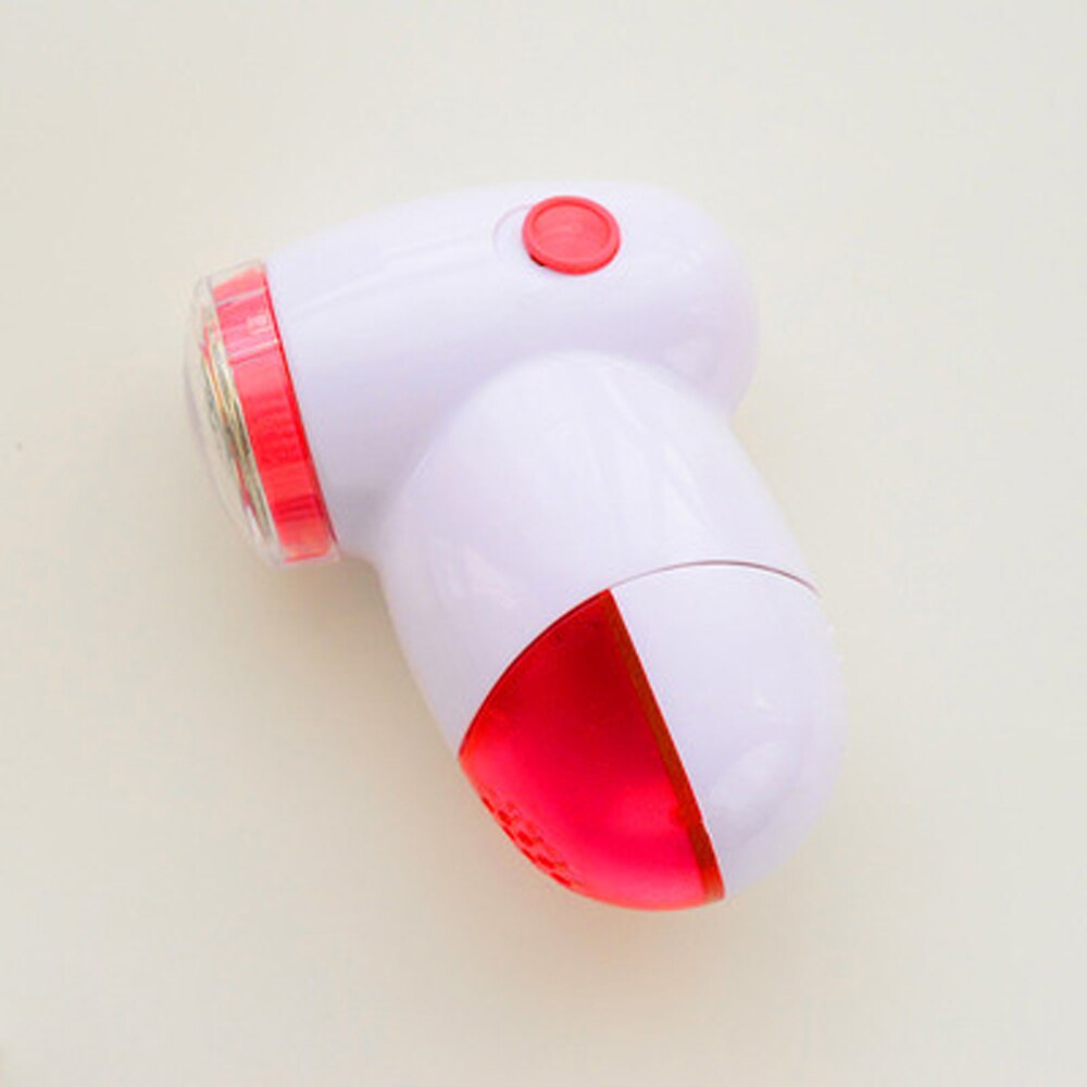 Electric Lint Remover Shaving Machine Dust Removal Fabric Cleaner Sweater Roller Brush Wiper Tool Washable Roller Ball Trimmer: red
