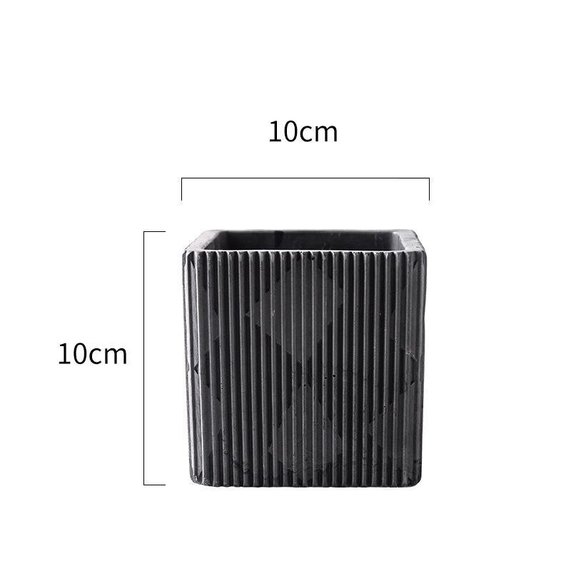 Grands moules en plâtre pour plantation de béton, moule en Silicone fait à la main pour Pot de fleurs en ciment