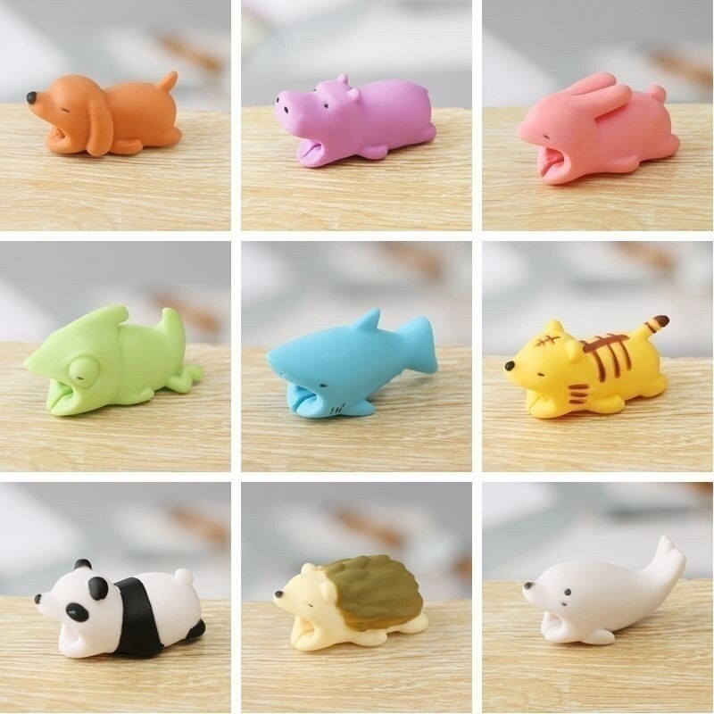 Kabel Beschermer Winder Voor Usb Opladen Data Kabel Draad Bescherming Cover Bescherm Case Cartoon Koord Protector Kabel Organizer