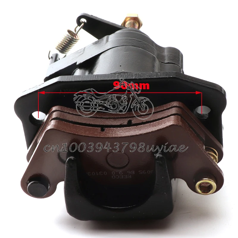 90mm Left Rear Brake Calipers Fit for 300cc 400cc Go Kart XT1100/650 BUGGY/DAZON/KINROAD Buggy Go Kart UTV ATV Quad Bike Parts