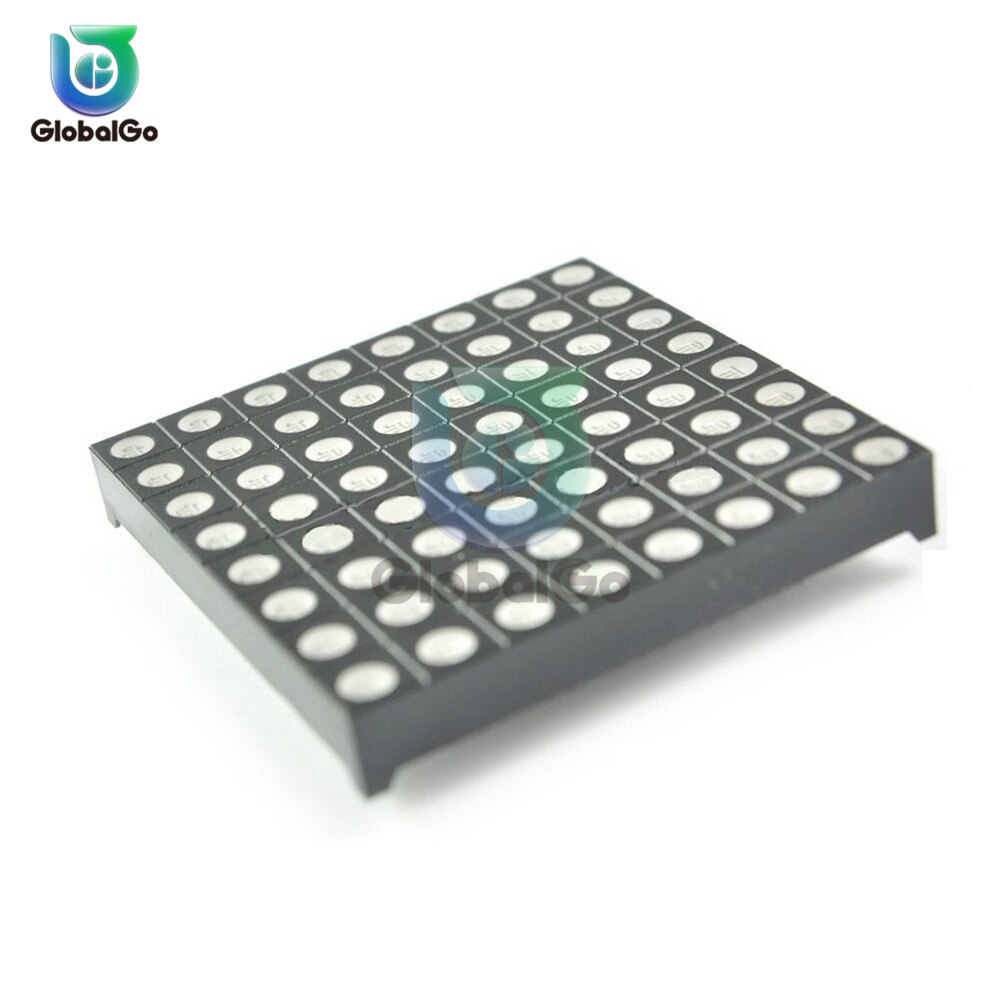 Matrix 8*8 Pixel Digital Flexible LED Panel RGB Full Color LED Display Red Green Bule Dot Matrix Screen 60mmx60mmx5mm