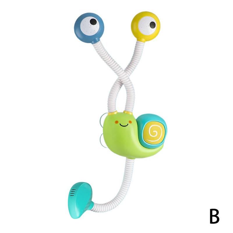 Bath Toys Water Game Snail Spraying Faucet Shower Cartoon Electric Water Spray For Baby Bathtime Bathroom Kids Bathing Snail Toy: B