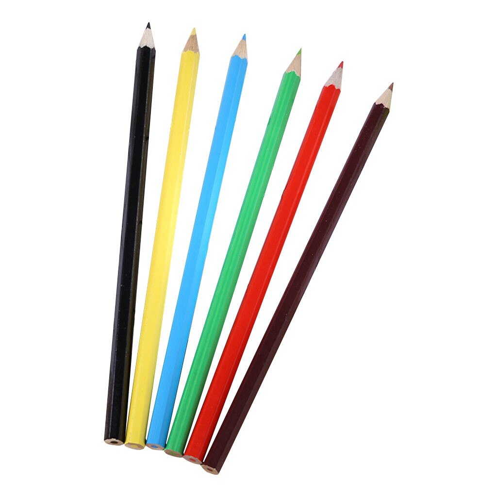 Imagination Painting Tools Child Pencil Set Marker Album Sketch Marker Brush Colored Pencils Funtime Entertainment Time At Home: A 6pcs