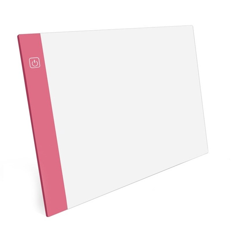 LED Drawing Board A4 - Ultra-thin USB Powered Tracing Pad - 3 Level Dimming - for Artists: Silver