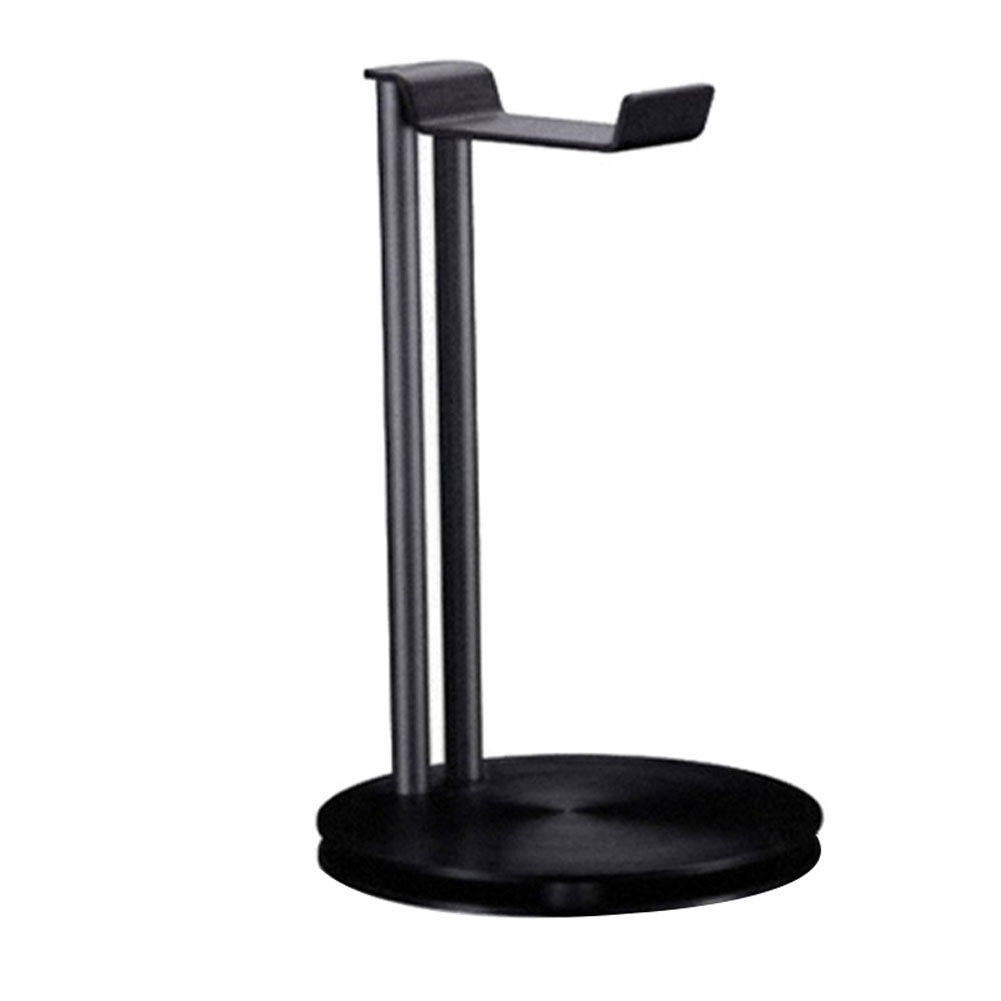 Durable Aluminum Desk Top Headset Holder Stand Bracket Headphone Display Rack Universal Headphone Table Organizer: Black