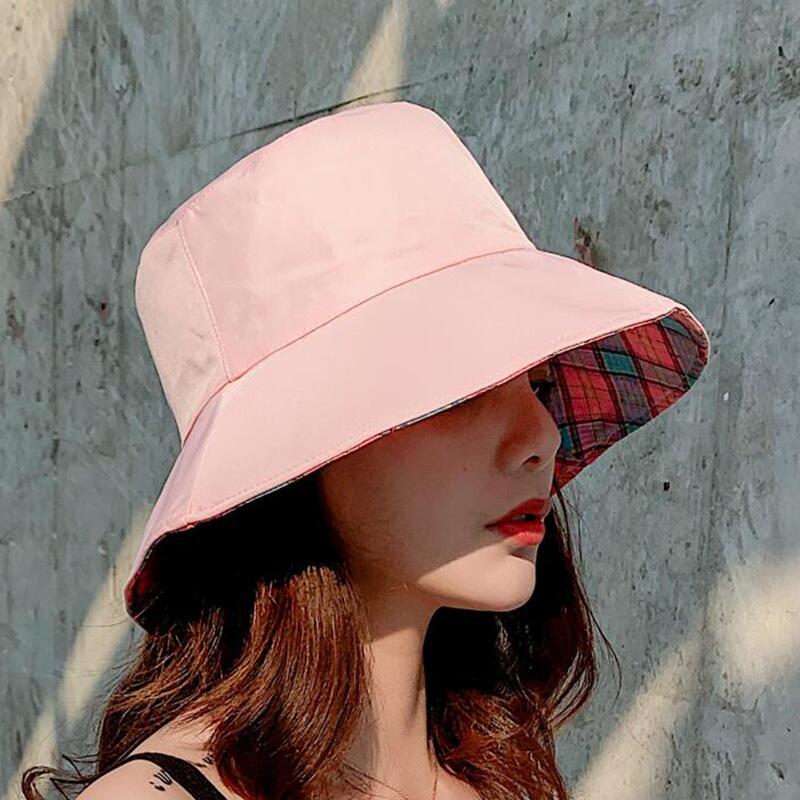 Gorro de pescador de doble cara negro y amarillo bordado, sombrero de pescador, sombrero de viaje al aire libre, sombrero de Sol para hombres y mujeres, algodón