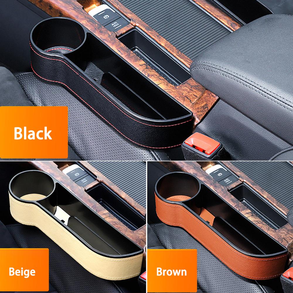 Auto Sitz Organizer Spalt Lagerung Box Auto Organizer Lücke Schlitz Füllstoff Halter Für Brieftasche Telefon Schlitz Tasche Auto