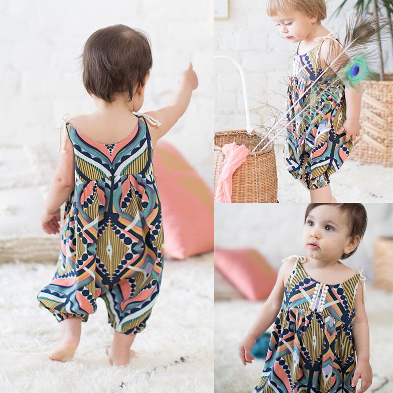 Boho Kinderbekleidung neugeborenen strampler baby baumwolle sleeveless overalls Jungen Mädchen Herbst bebes kleidung overall