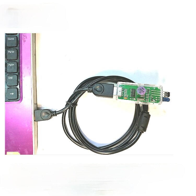 Convertidor USB a infrarrojo, medidor de prueba de comunicación por infrarrojos, lectura, IRDA, 38kHz: with1.5M extend cord