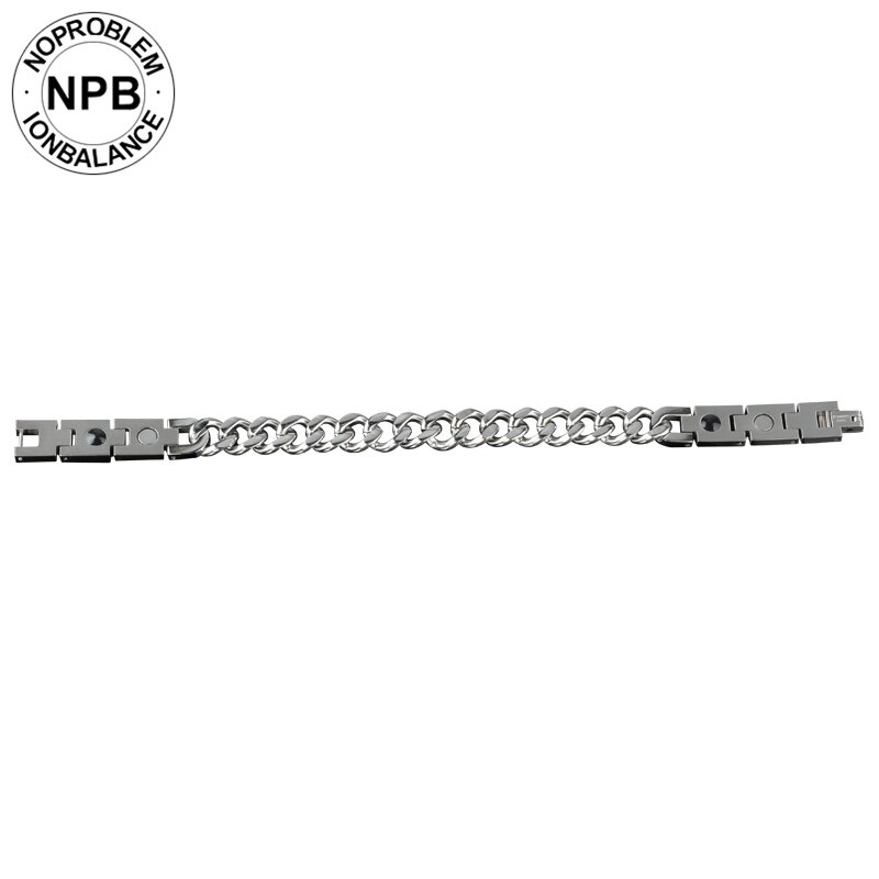 Noproblem 049 ione bilancia terapia energia facile-gancio della catena del metallo del girocollo del braccialetto