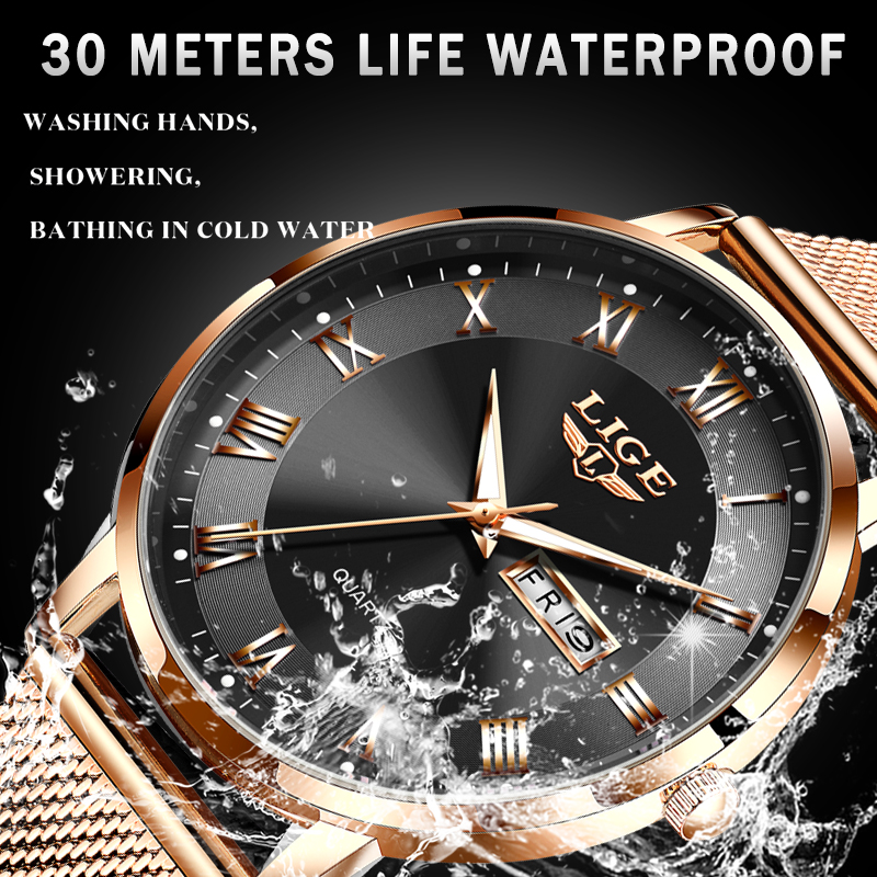 LUIK Top Merken Luxe Horloges Voor Mannen Casual Quartz Horloges Waterdicht Lichtgevende Datum Week Heren Horloge Reloj Hombre