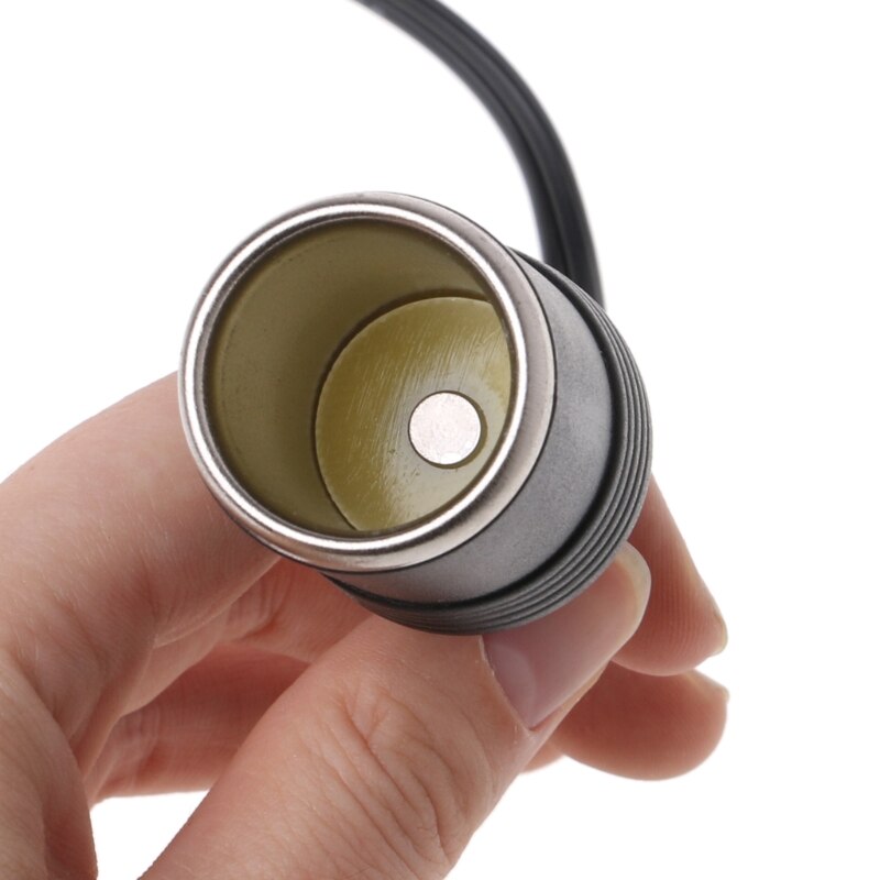 Auto DC Plug 12V Female Cigarette Lighter Socket Car Converter Adapter Cable 32cm