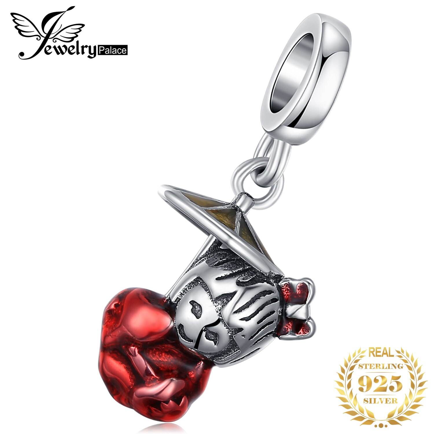 JewelryPalace Vintage 925 Sterling Zilveren Japan Paraplu Meisje Dangle Charm Kralen Fit Armbanden Voor Vrouwen