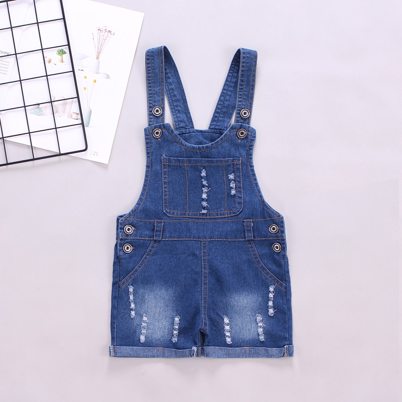 IENENS Klassische Mädchen Jungen Shorts Overalls Sommer Baby Mädchen Jungen Jeans Latzhose Kind Kinder Jungen Denim Hosen Hosen 3-5Y