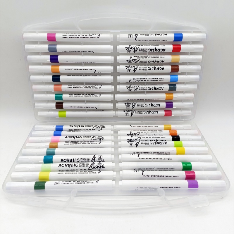12 color /24 color /36 color /48 color /60 color acrylic marker Painting Graffiti thick brush stackable marker