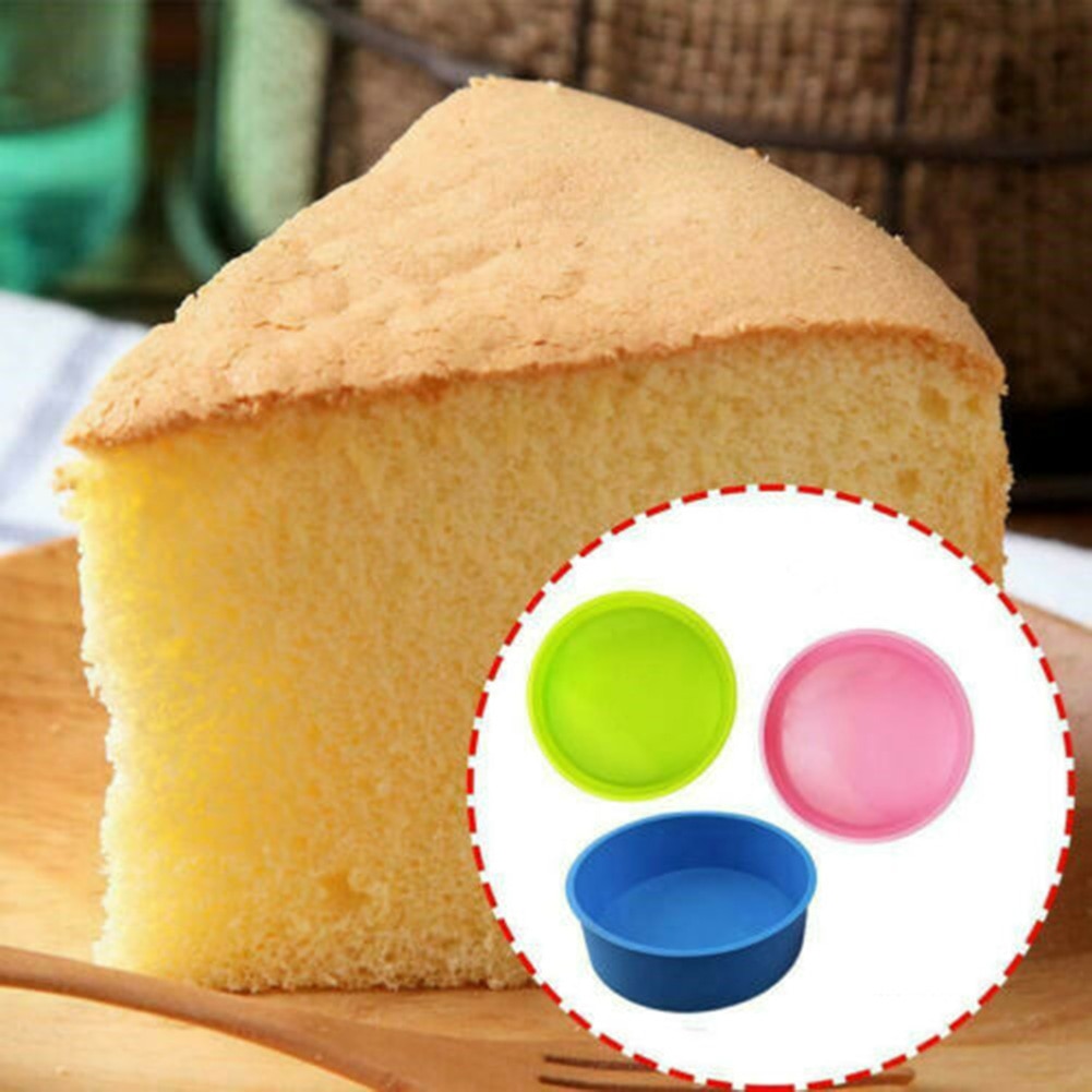4/6/8 Inch Silicone Ronde Cake Pan Non-stick Bakvorm Bakvormen Lade I88