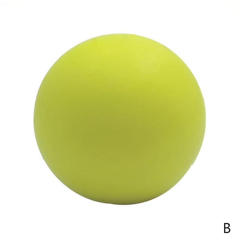 TPE Lacrosse Ball Fitness Relieve Trigger Point Training Fascia Ball Massage Ball Hockey Y3I1: as shown
