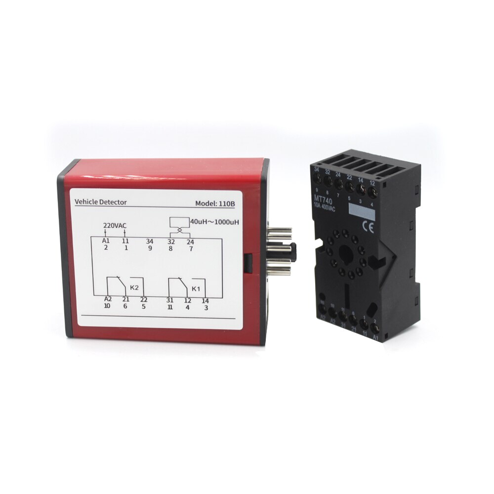 AC220v/50hz Automatic Gate opener barier Barrier Gate Traffic Inductive Single Channel Loop Vehicle Detector