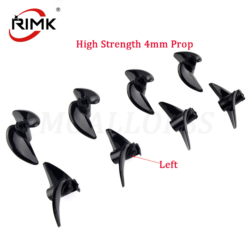 1pc (accessori per barche RC) elica in nylon a 2 pallido ad alta resistenza per albero di puntello da 4mm