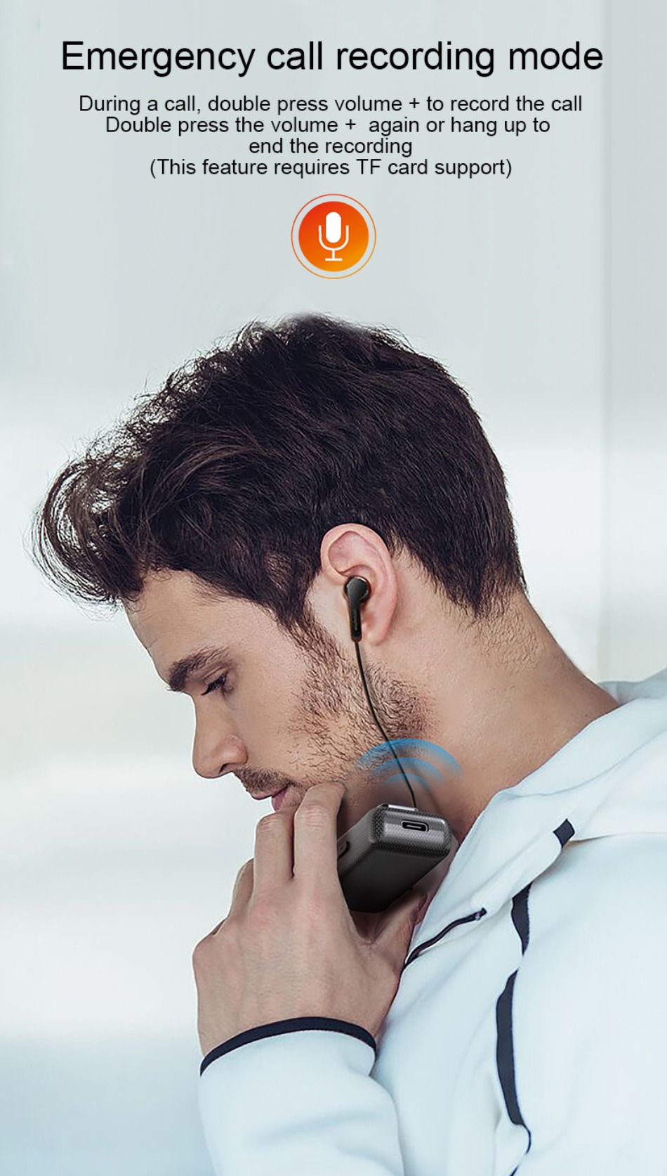 Adaptador receptor de coche Bluetooth 5,3, llamadas, conectores AUX de 3,5mm, receptor de música sin pérdidas, grabación de llamadas manos libres, compatible con tarjeta TF