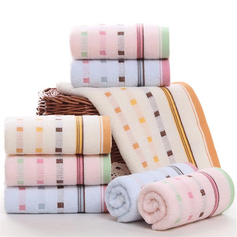 Toalla de algodón para la cara de 34x75cm, toalla de mano seca y absorbente, para cocina, baño, ducha suave, toallas de cara de SPA, Toalla de baño para natación