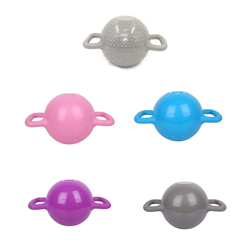 Yoga Fitness bouilloire cloche réglable eau Kettlebell haltère Double poignées Pilates corps mise en forme équipement