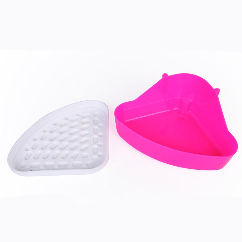Pet Cat Corner Toilet Litter Trays Rabbit Litter Clean Box Triangle Toilet Potty Trainer Hamster Chinchilla Guinea Pig Bunny