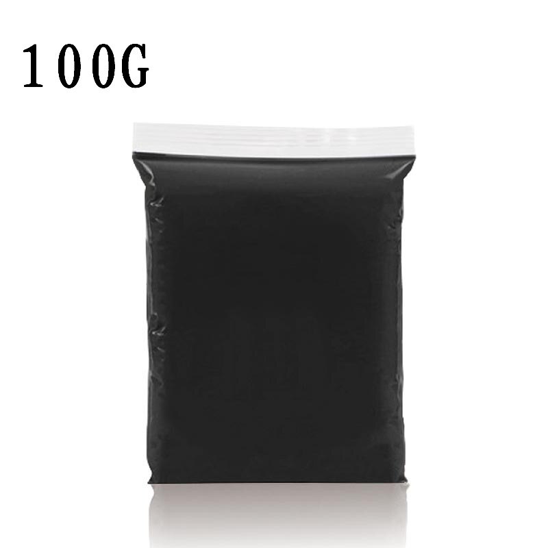 Fluffy Slime Toys Kids DIY Modelling Polymer Clay Intelligent Learning Education Slime Additives Plasticine Toys For Children: Black