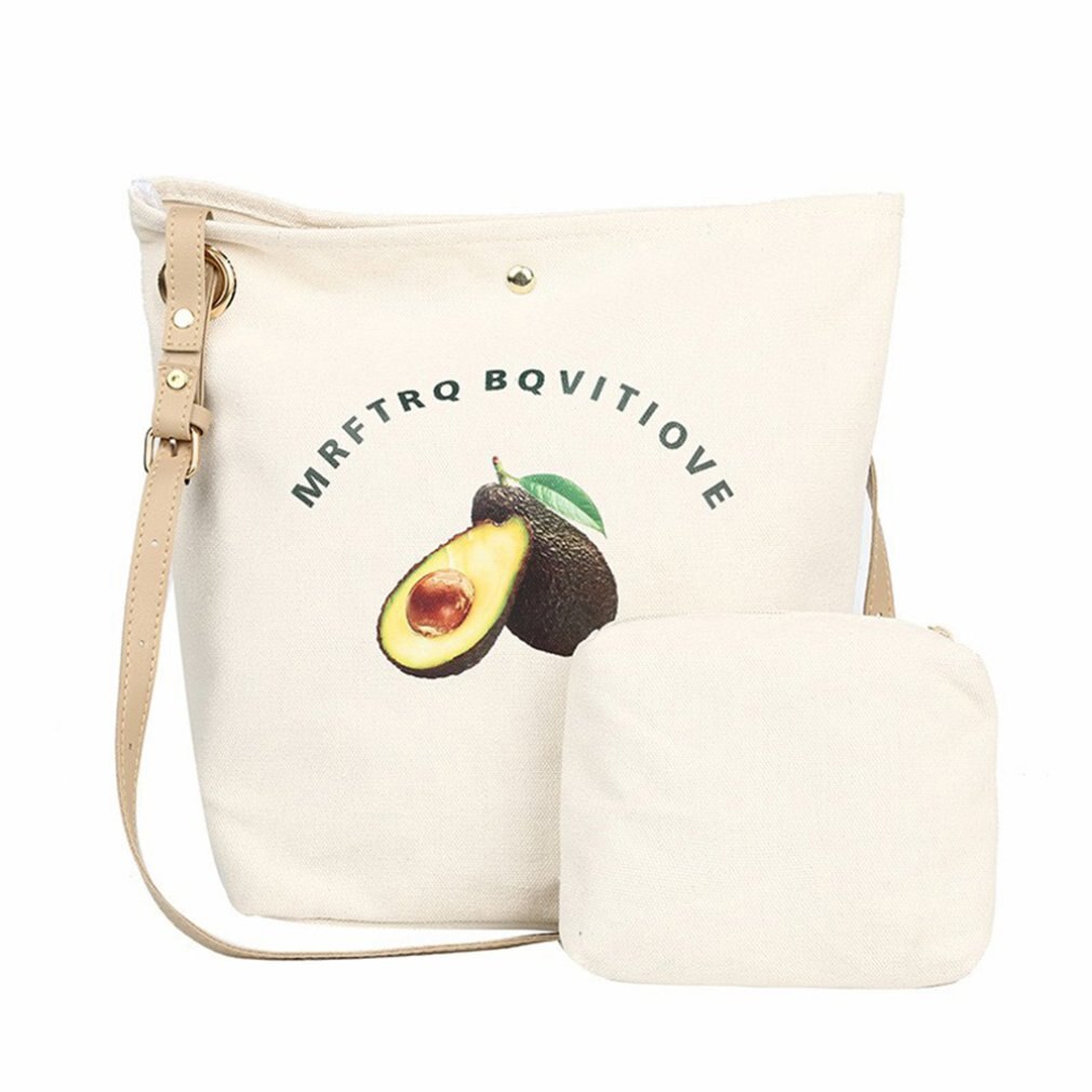 2020 Borsa di modo grande Borsa Sacchetto Femminile Nuova Borsa Sacchetto del Messaggero Della Spalla Sveglio Della Ragazza Borsa di Tela per Le Ragazze per Le Donne shopping 2 pz/impostato: Cachi