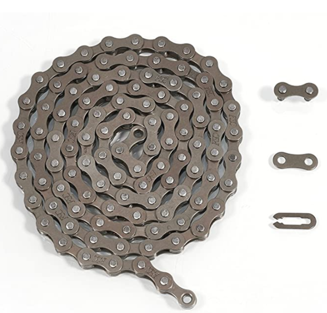 Fsc F410 1-Speed Fietsketting (1/2X1/8-Inch, 104L) single Speed Ketting Voor Mtb Racefiets: Brown