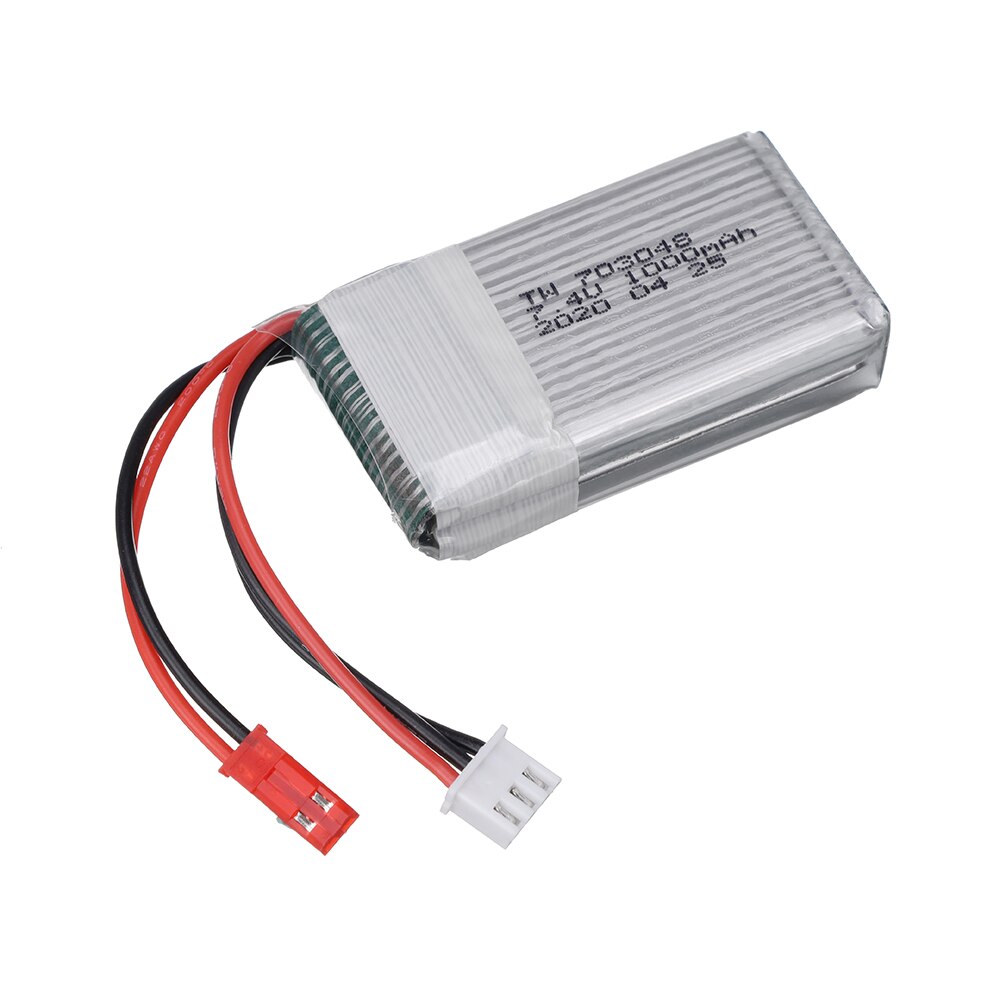 7,4 v 1000mah 703048 Lipo Batterie Mit ladegerät Für MJXRC X600 U829A U829X F46 X601H JXD391 FT007 RC spielzeug teile