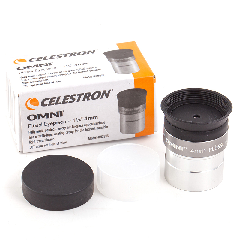 Celestron Omni 4mm 6mm 9mm 12mm 15mm 32mm 40mm y 2x ocular y lente Barlow telescopio astronómico de Metal totalmente multicapa: Beige