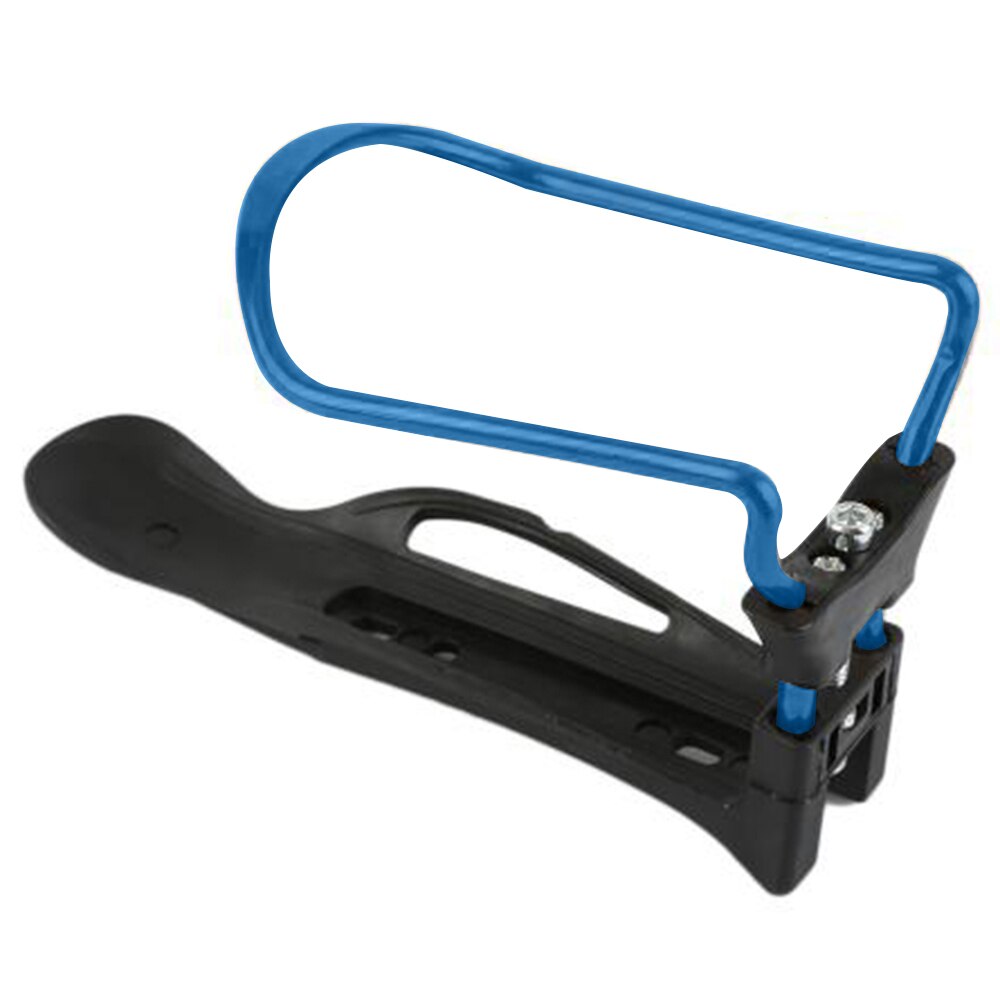 Soporte de botella de agua de aleación de aluminio bicicleta ciclismo botella para agua y bebidas soporte para bicicleta de montaña plegable jaula: Azul