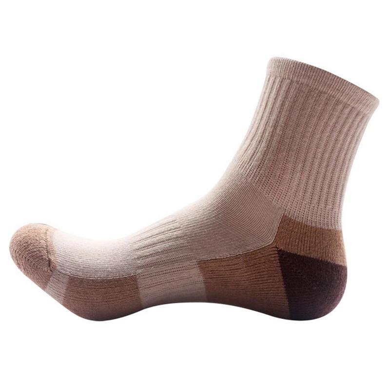 Schaatsen Skateboard Warme Kous Handdoek Bodem Verlengd Verdikte Sokken Zachte En Comfortabele Sokken Voor Volwassen En Kinderen: Khaki