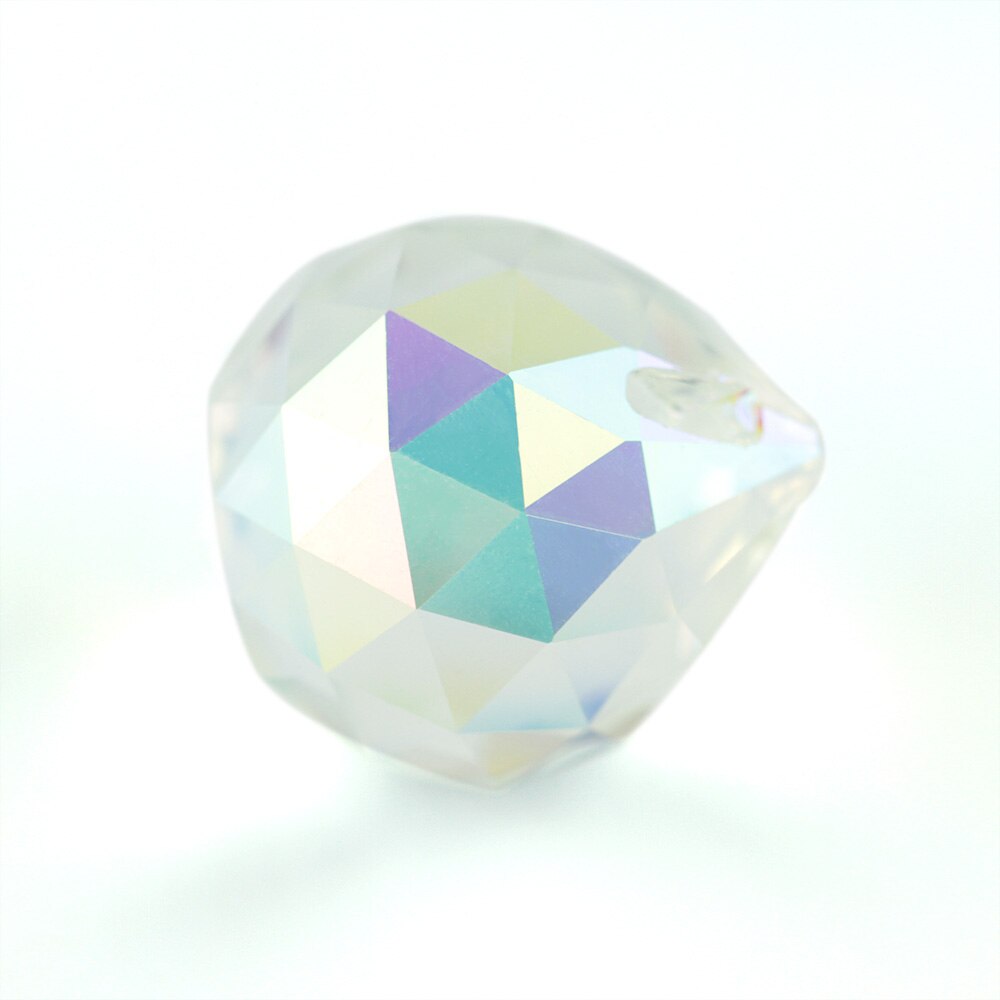 Sfera Di Vetro 40 Mm Per Lampadari - Cristallo Sfaccettato, Tutti I Colori, Prisma Acchiappasole, Per Decorazioni Fai-da-te