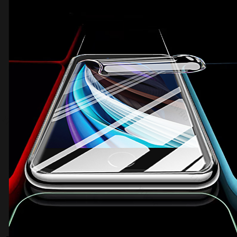 4-1 stk 6s til apple iphone 8 7 6 plus se skærmbeskytter fuldklæbende hydrogelfilm til iphone 8 plus 7 plus  se2022 se2020